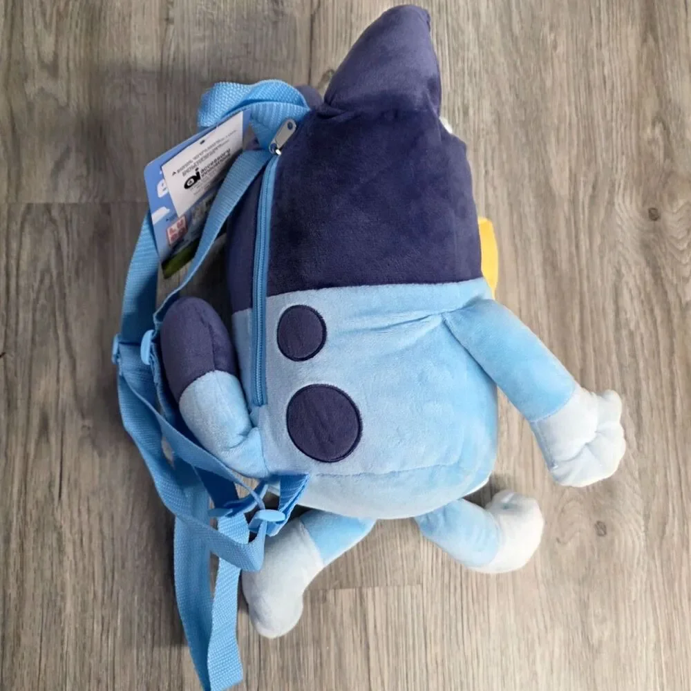 Bluey Plush Backpack & Metal Lunch Box Set | New with Tags | Great Gift!
